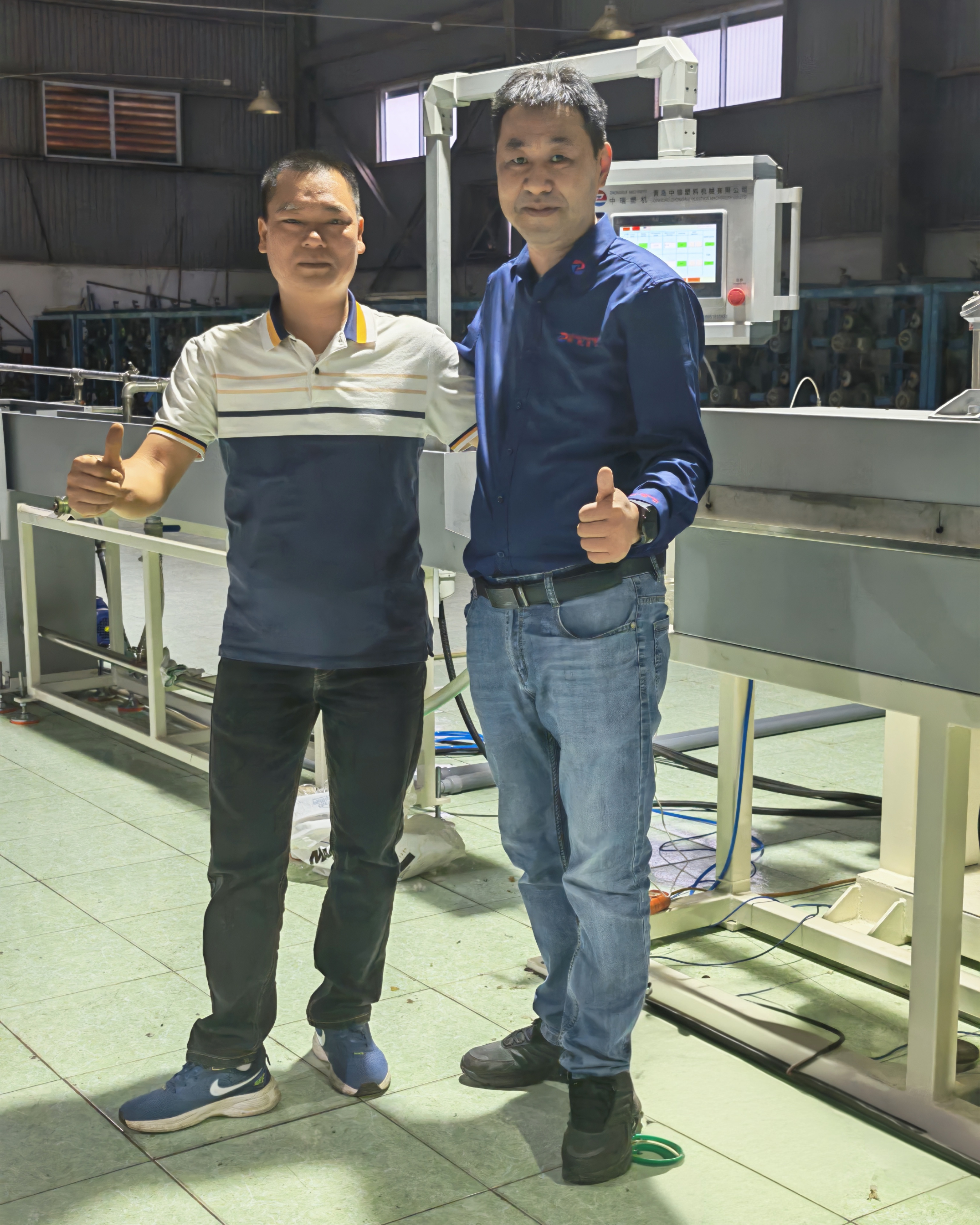 Chairman and customer photo