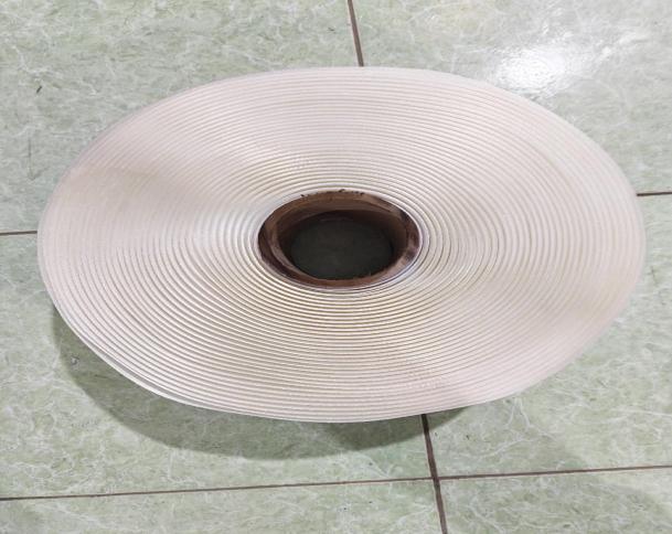 Finished polyester fiber strapping