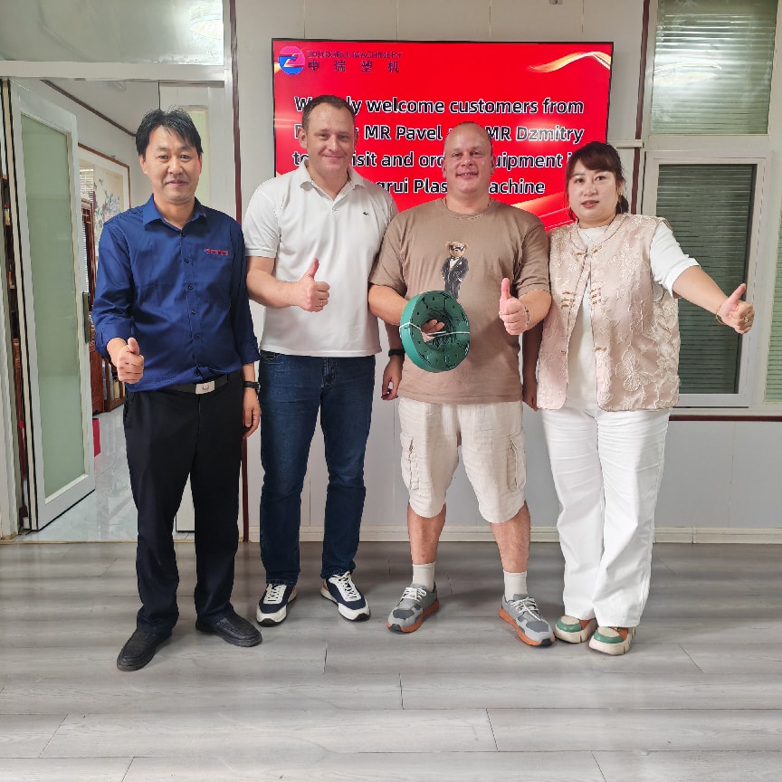 Group photo with the client