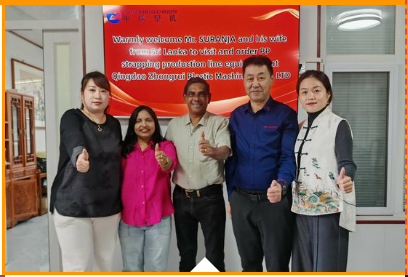 Group photo with the client